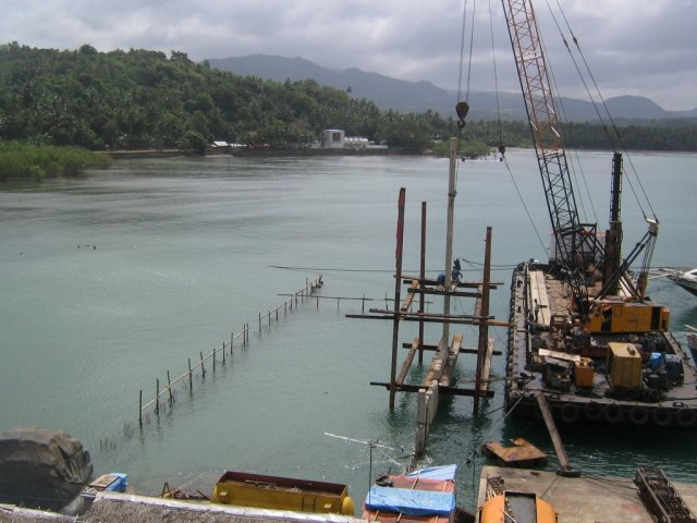 PSC Sheet Pile Driving 